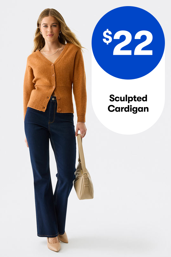 $22 Sculpted Cardigan