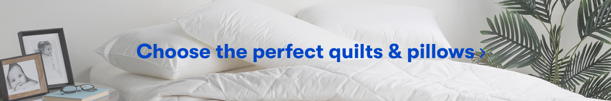 Choose the perfect quilts & pillows