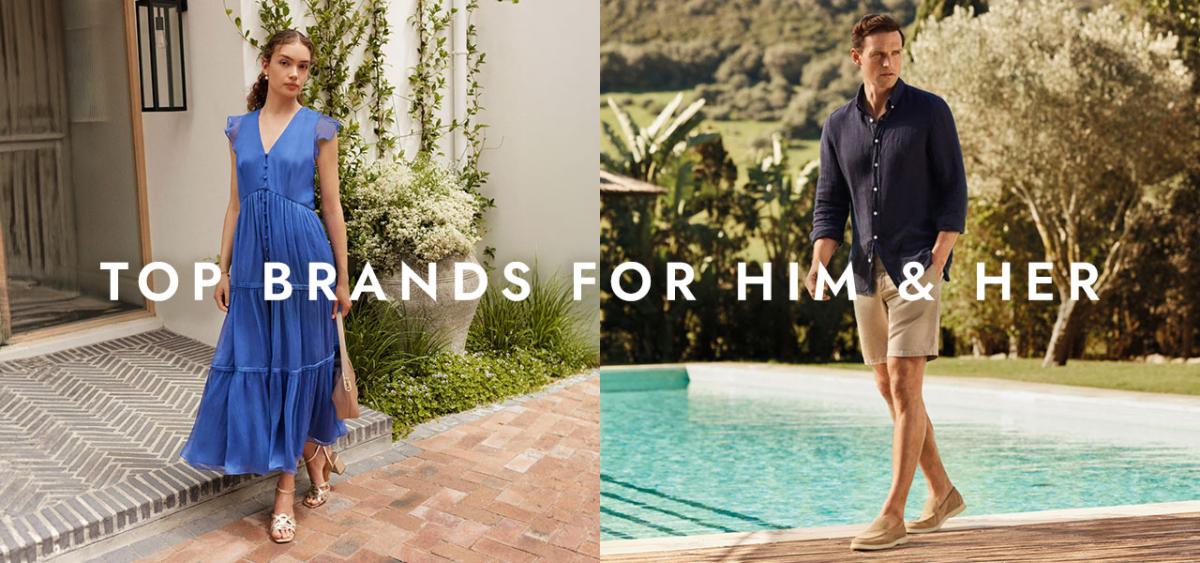 Top Brands For Him & Her