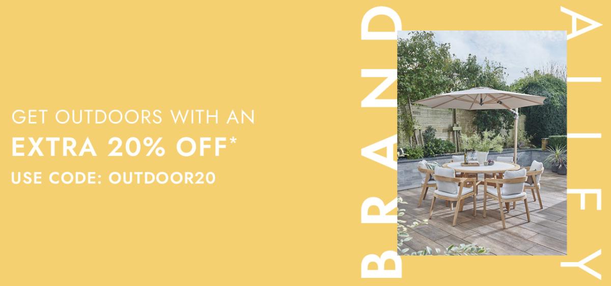 Extra 20% off Outdoor this weekend