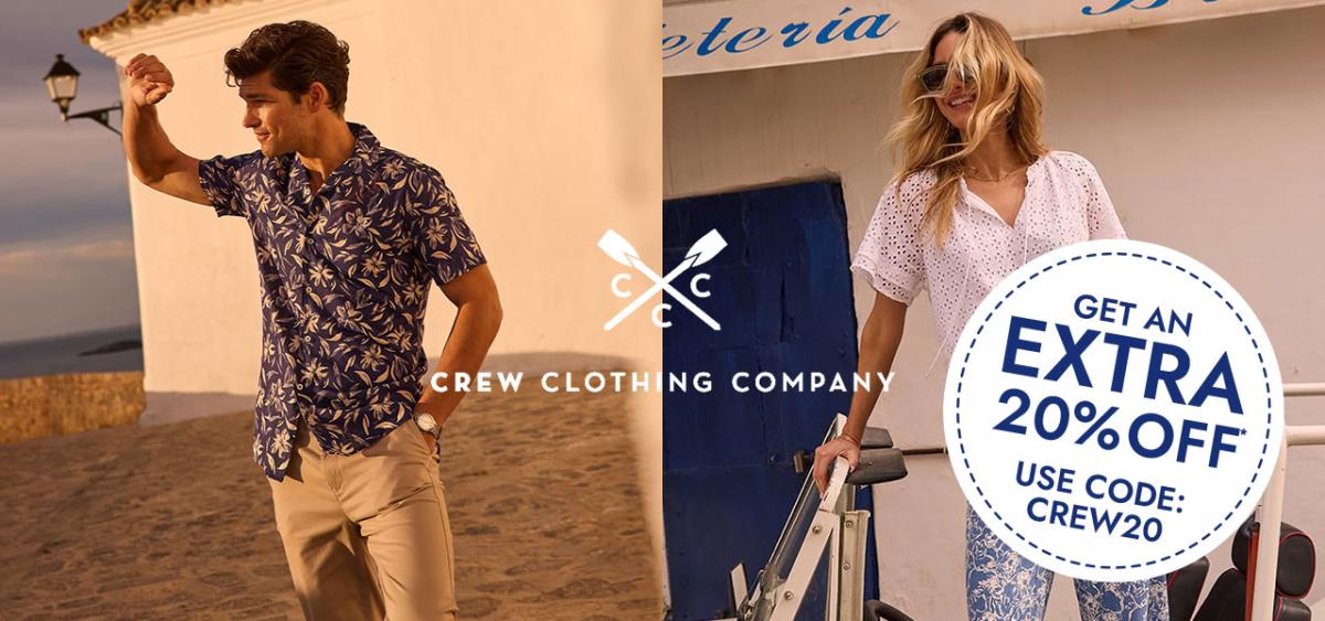Crew Clothing Extra 20% off