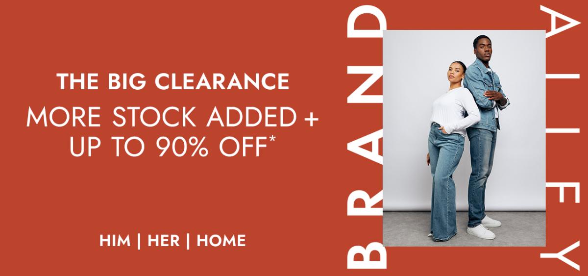 More Stock Added To Clearance