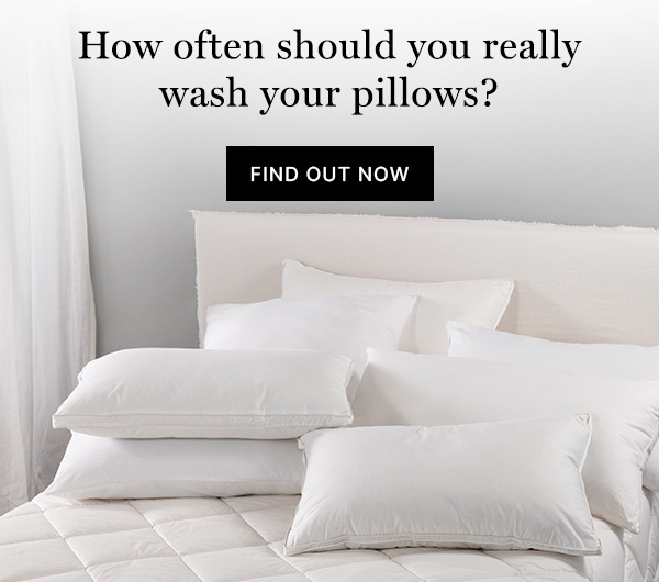 How often should you really wash your pillows?