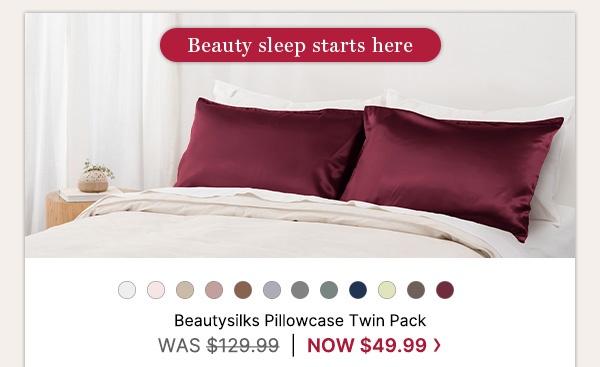 Beautysilks Pillowcase Twin Pack