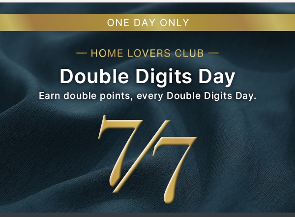 One Day Only Double Digits Day
