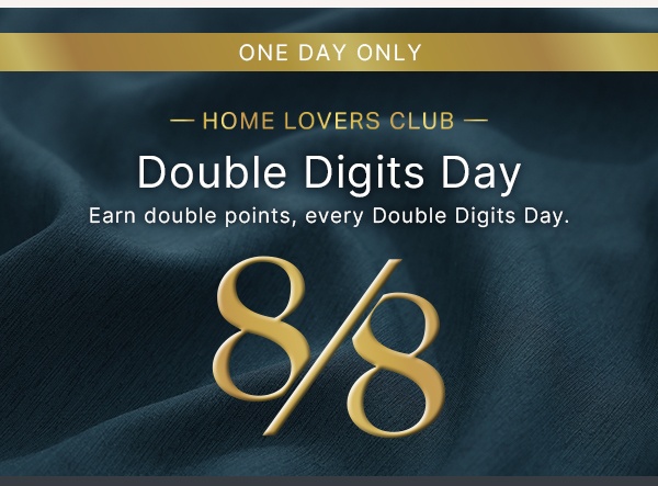 One Day Only Double Digits Day