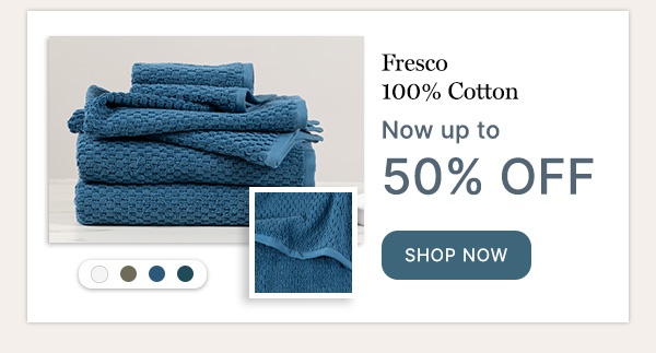 Fresco 100% Cotton Now Up To 50% Off