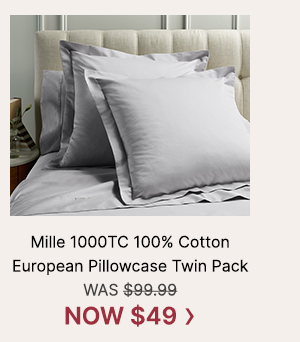 Mille-1000TC-100%-Cotton-European-Pillowcase-Twin-Pack