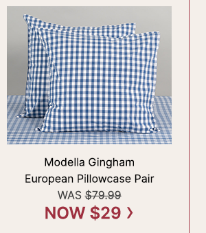 Modella-Gingham-European-Pillowcase-Pair
