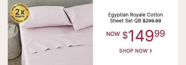 Egyptian Royale Cotton Sheet Set QB
