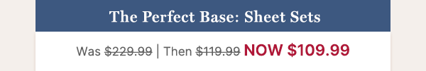 The Perfect Base: Sheet Sets