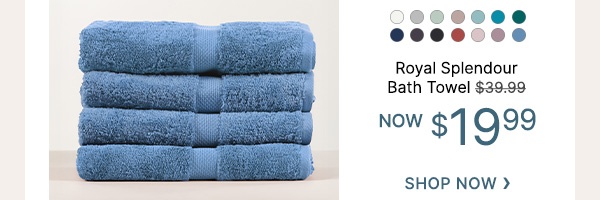 Royal Splendour Bath Towel - WAS $39.99 | NOW $19.99