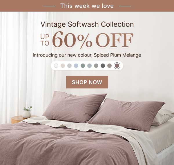 This week we love: Vintage Softwash Collection Up to 60% Off