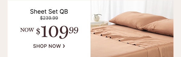 Sheet Set QB - WAS $239.99 | NOW $109.99