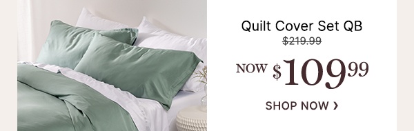 Quilt Cover Set QB - WAS $219.99 | NOW $109.99