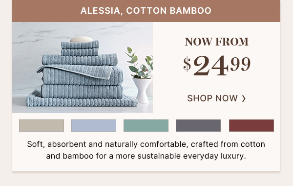 Alessia Cotton Bamboo Now From $24.99
