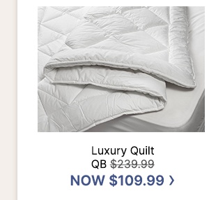 Luxury Quilt QB WAS $239.99 | NOW $109.99