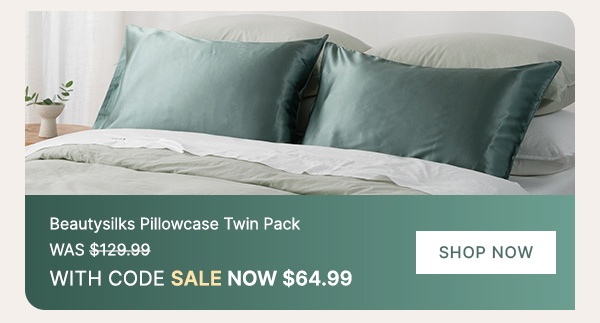 Beautysilks Pillowcase Twin Pack