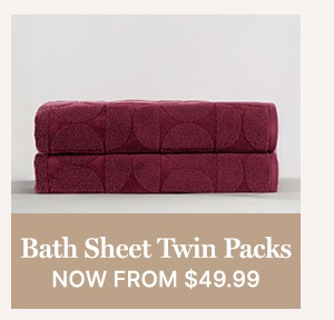 Bath Sheet Twin Packs