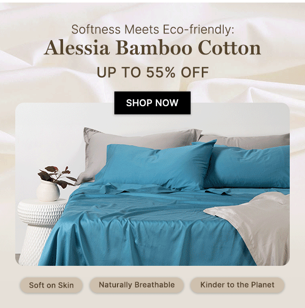 Alessia Bamboo Cotton Up To 55% Off