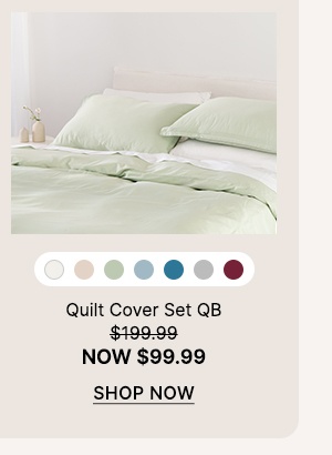 Alessia Bamboo Cotton Quilt Cover Set