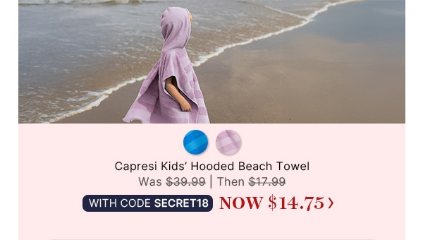 Capresi-Kids-Hooded-Beach-Towel-Image