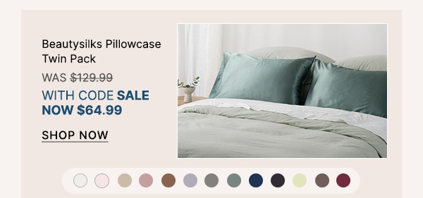 Beautysilks Pillowcase Twin Pack