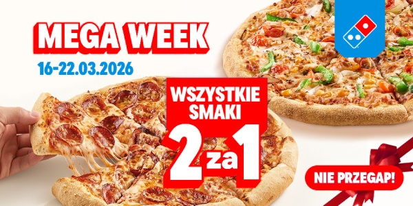 MEGA WEEK, 2za1 wszystkie smaki, 16-22.03.2026
