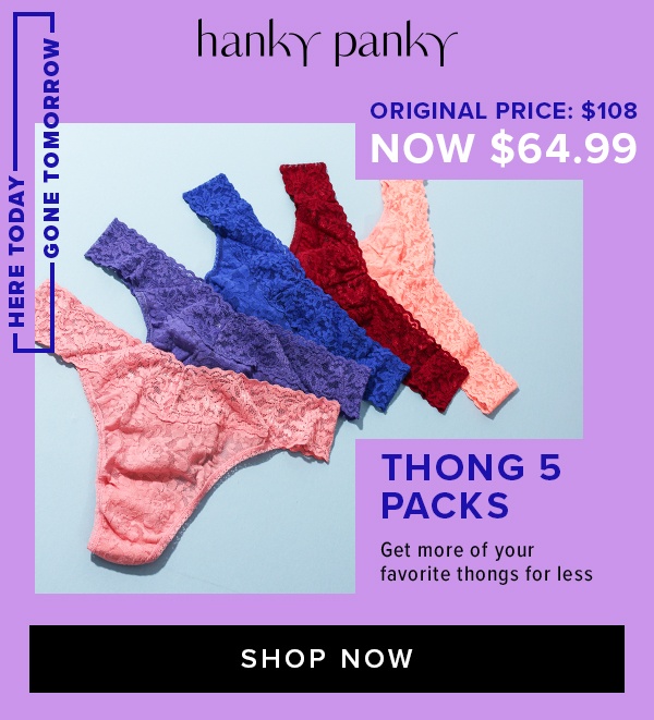 Hanky Panky Underwear Canada - Buy Now