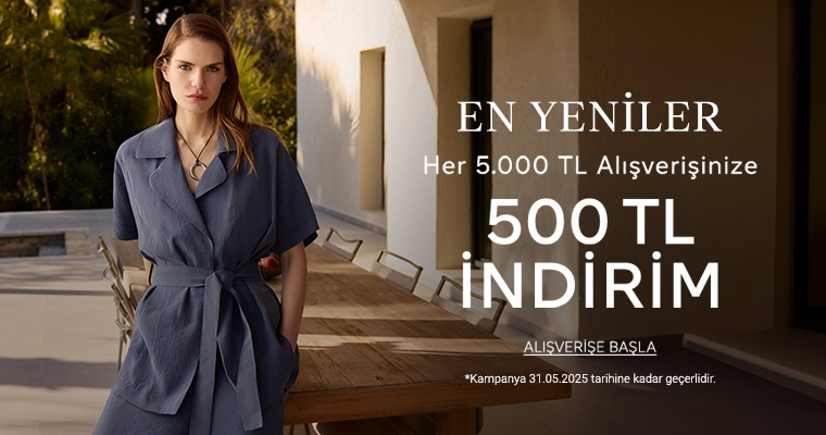 Her 5.000 TL'ye 500 TL İndirim