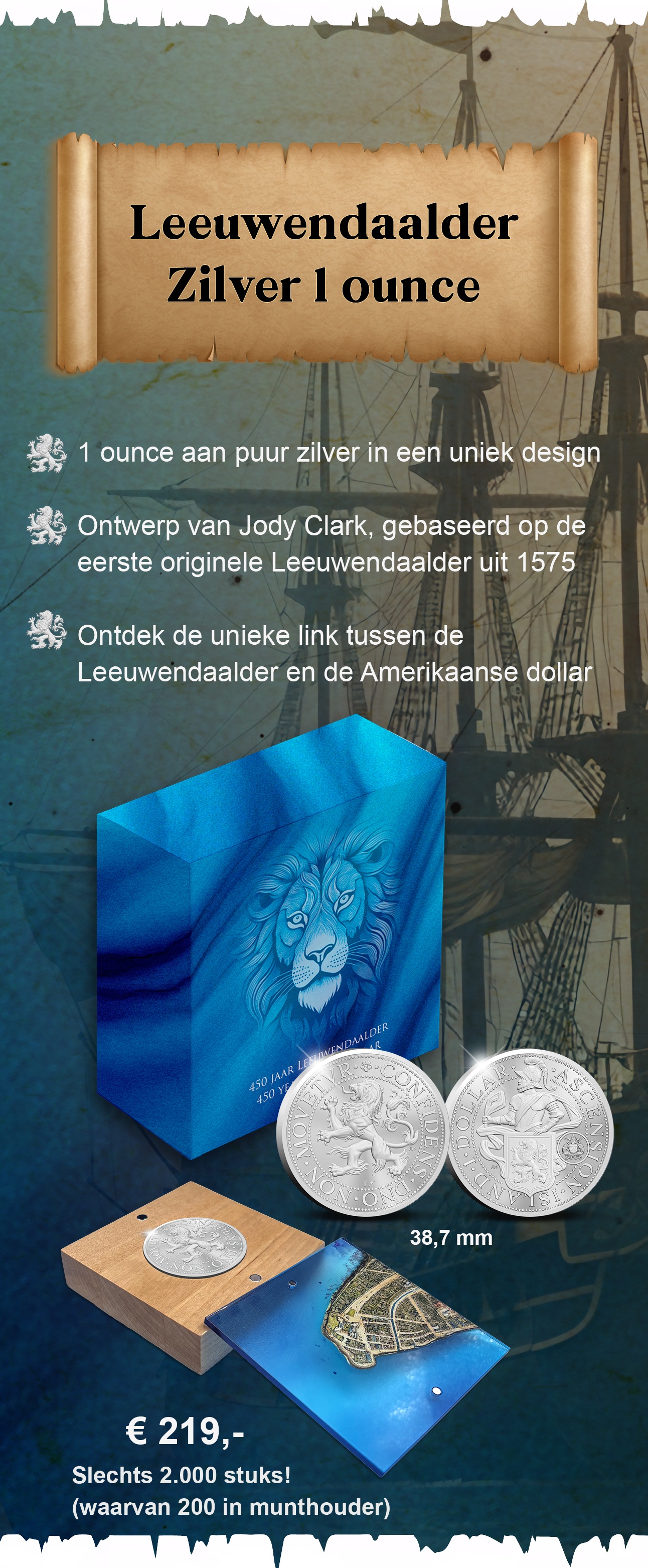 Leeuwendaalder 2025 Zilver 1 ounce