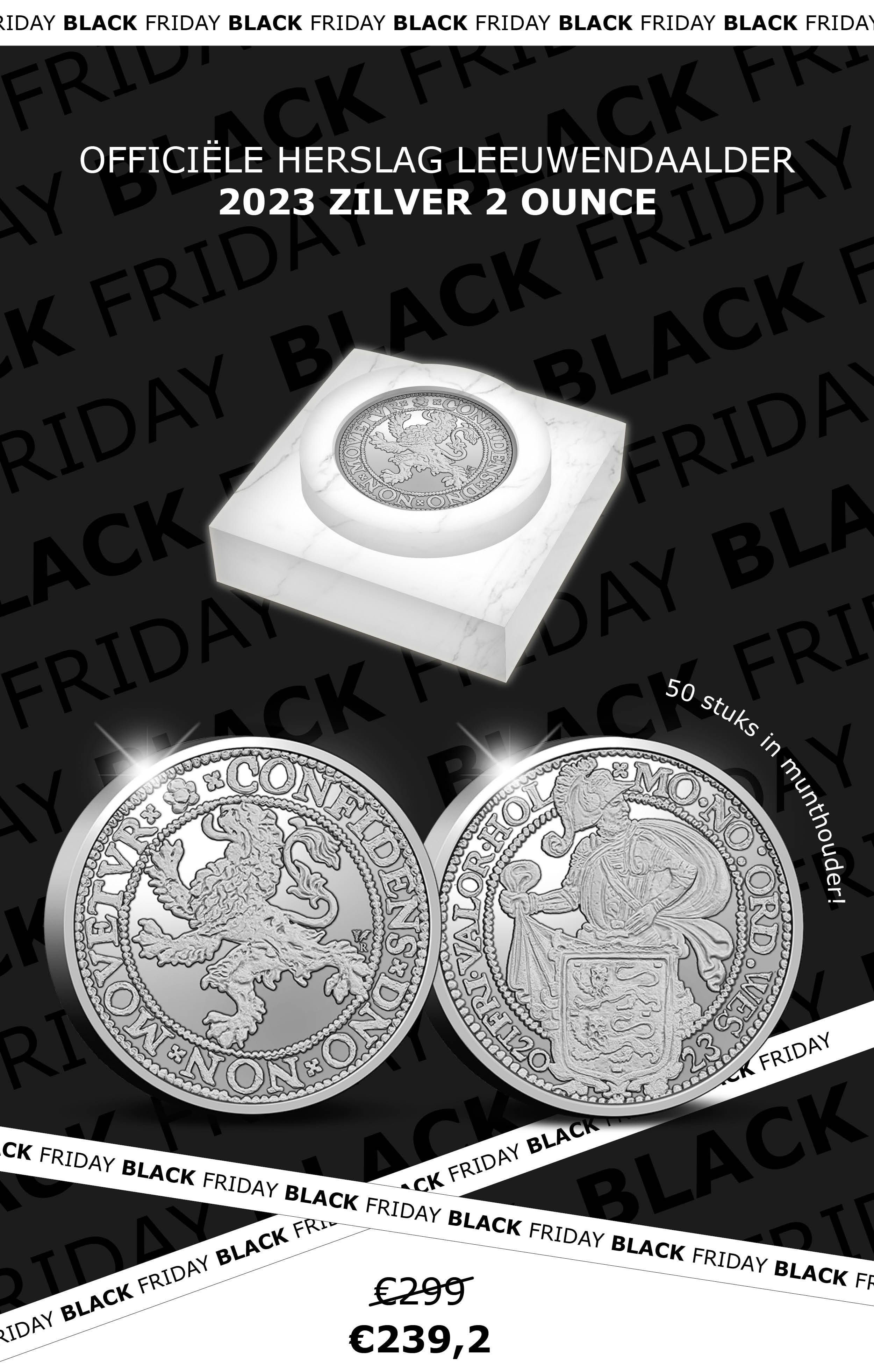 Leeuwendaalder 2023 Zilver 2 ounce
