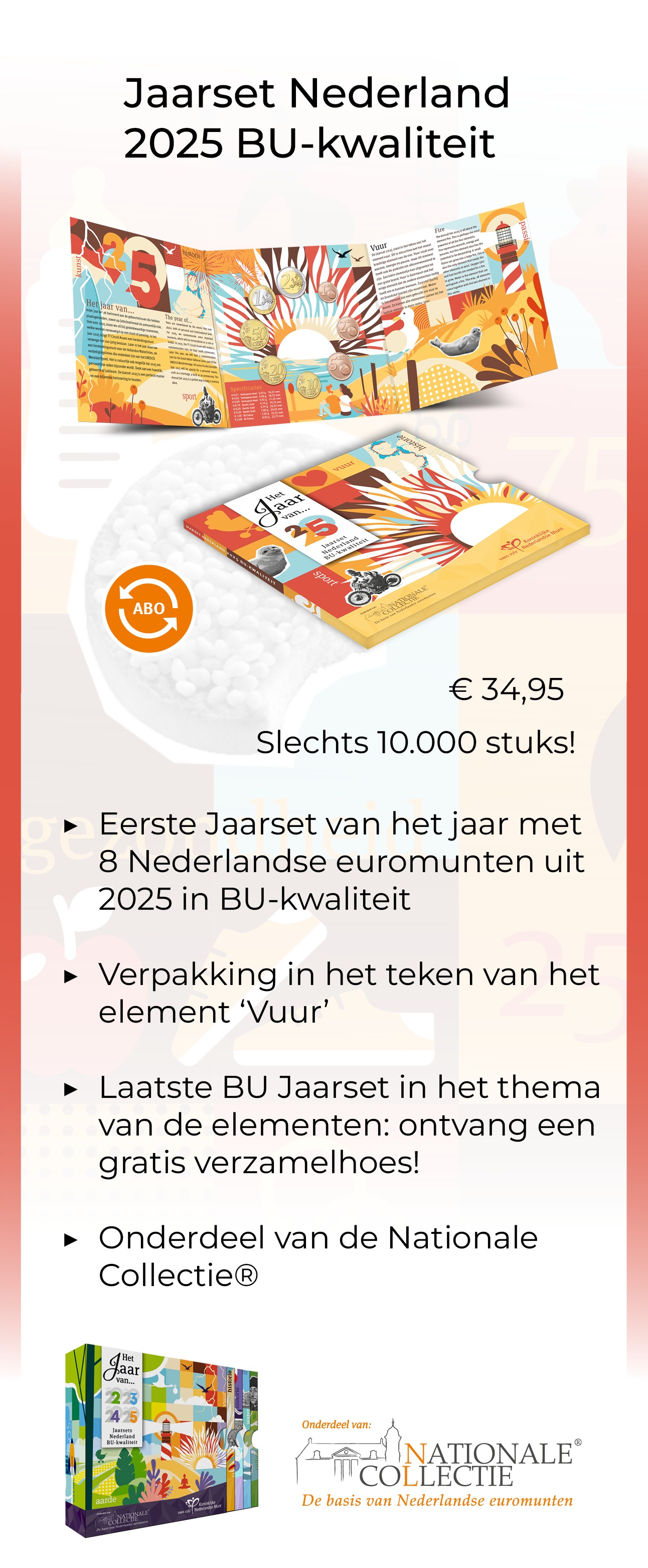 Jaarset Nederland 2025 BU-kwaliteit