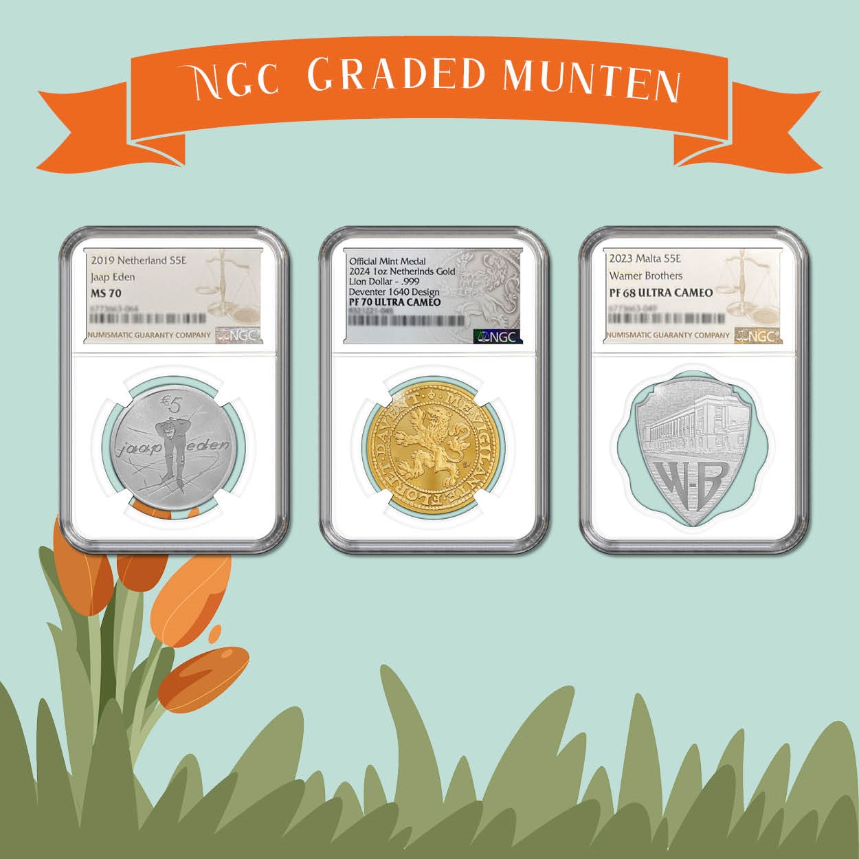 NGC Graded munten