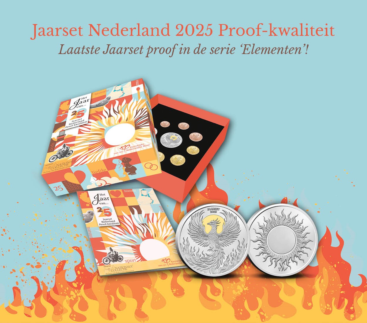 Jaarset Nederland 2025 Proof-kwaliteit