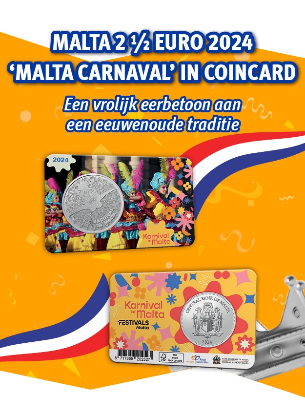 Malta 2 Â½ euro 2024 âMalta Carnavalâ in coincard