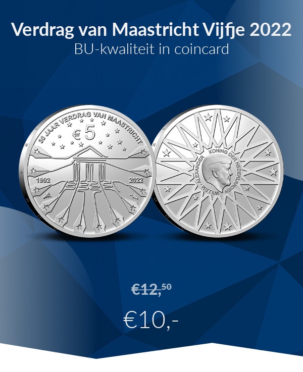 Verdrag van Maastricht Vijfje 2022 BU-kwaliteit in coincard