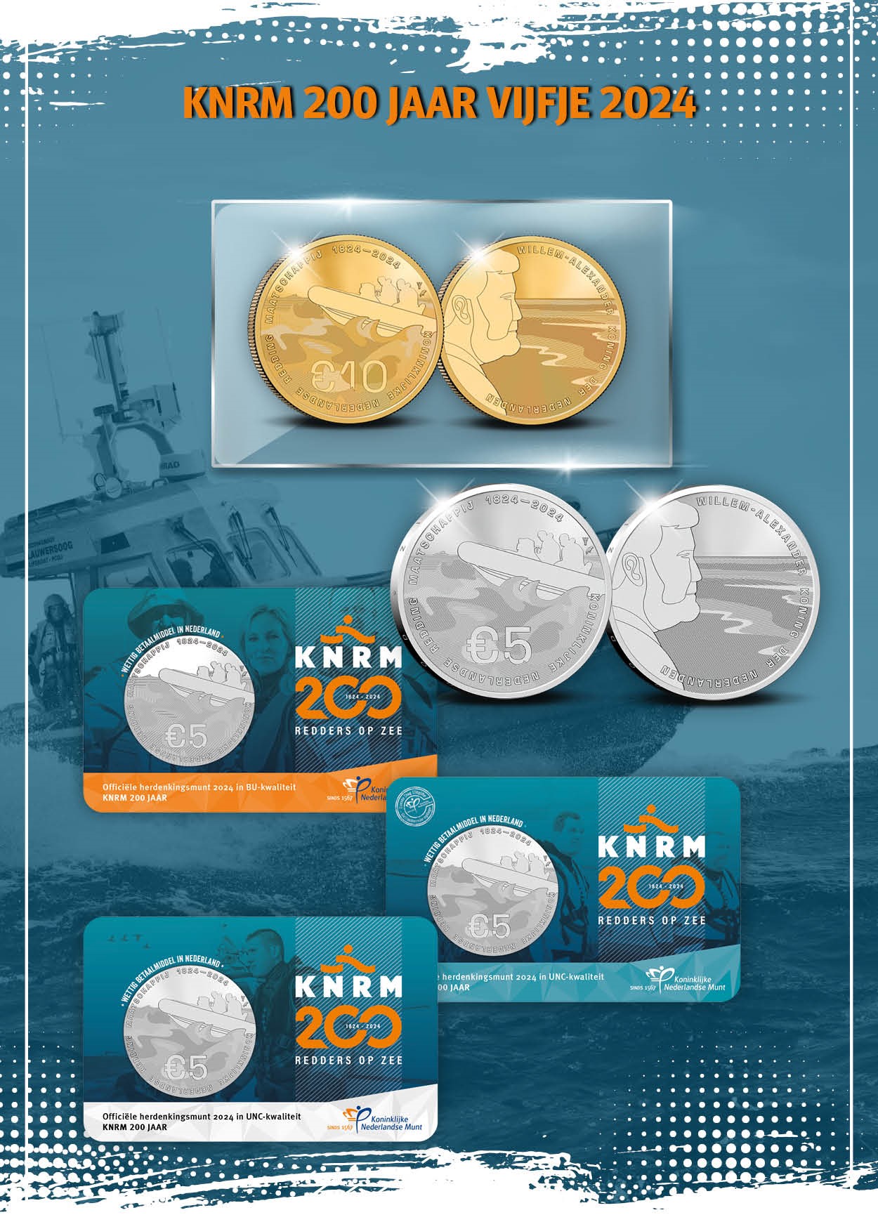 KNRM 200 Jaar Vijfje 2024