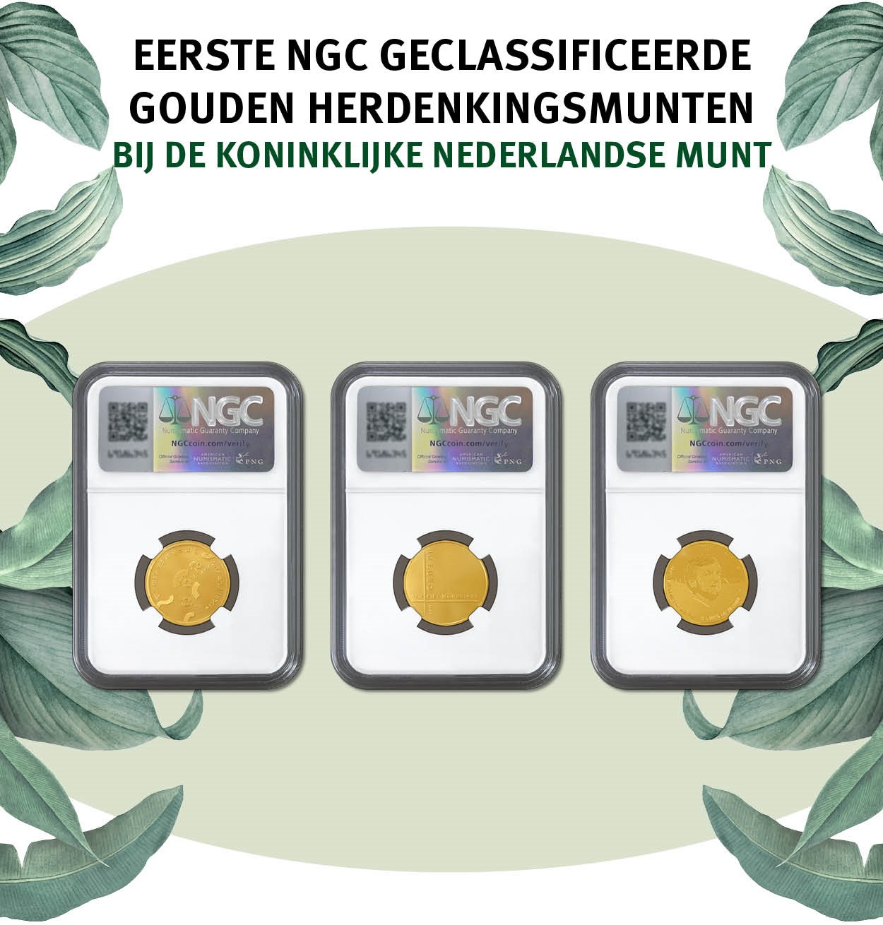 NGC Geclassificeerde Gouden Herdenkingsmunten