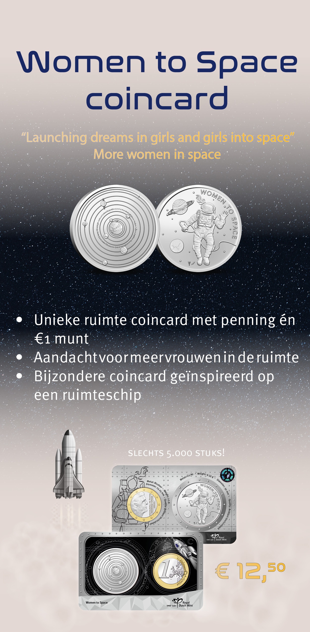 Women to Space coincard