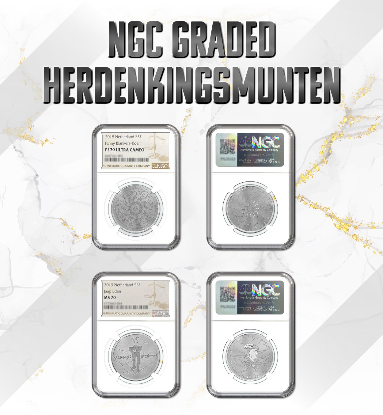 NGC Graded Herdenkingsmunten