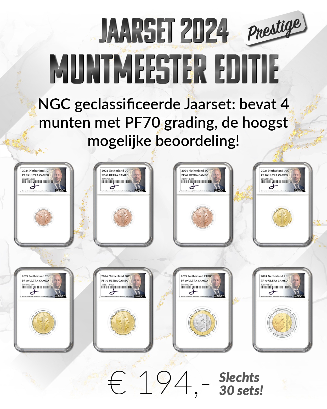 Jaarset 2024 – Muntmeester Editie (Prestige)