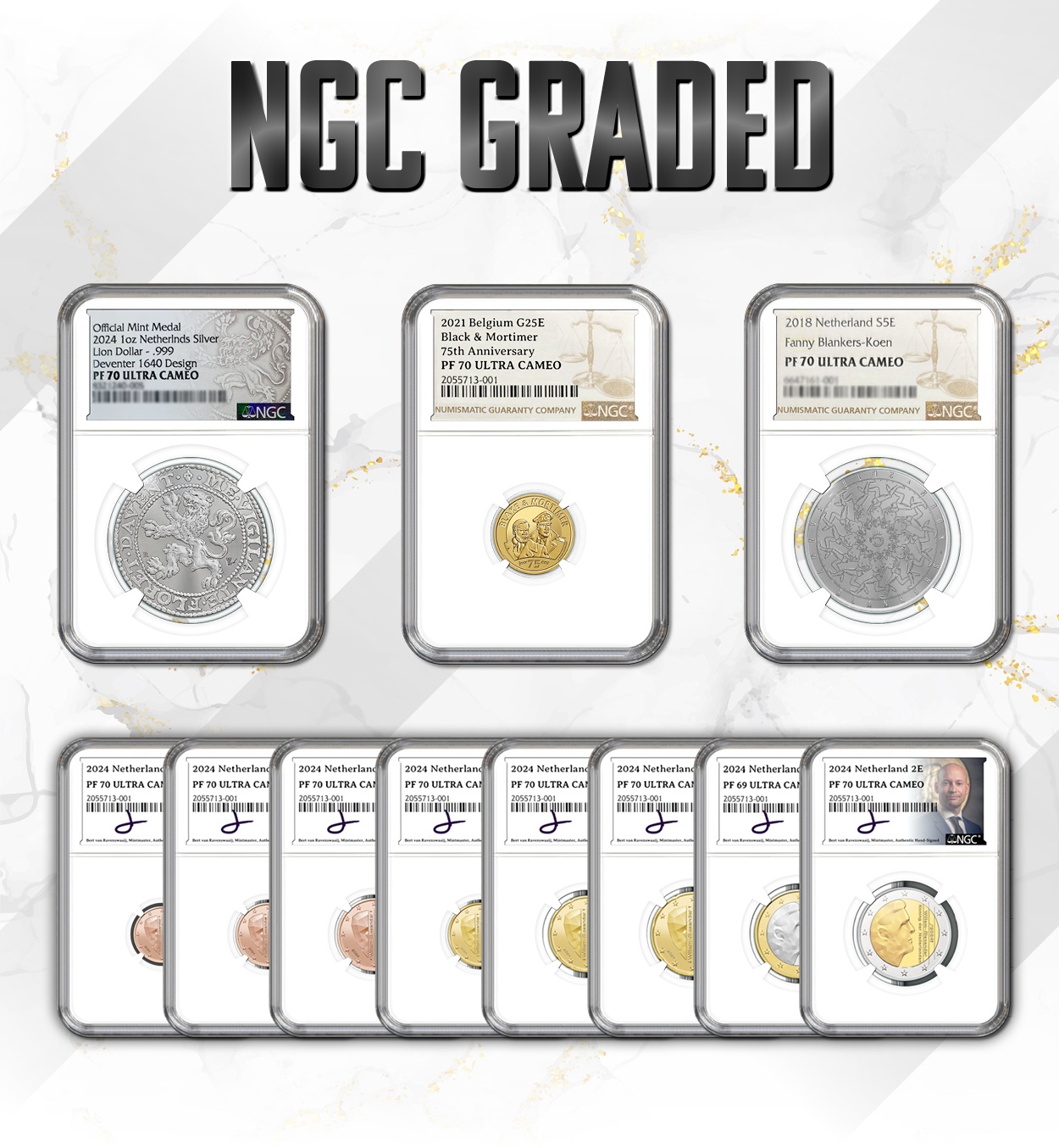 NGC Graded munten 