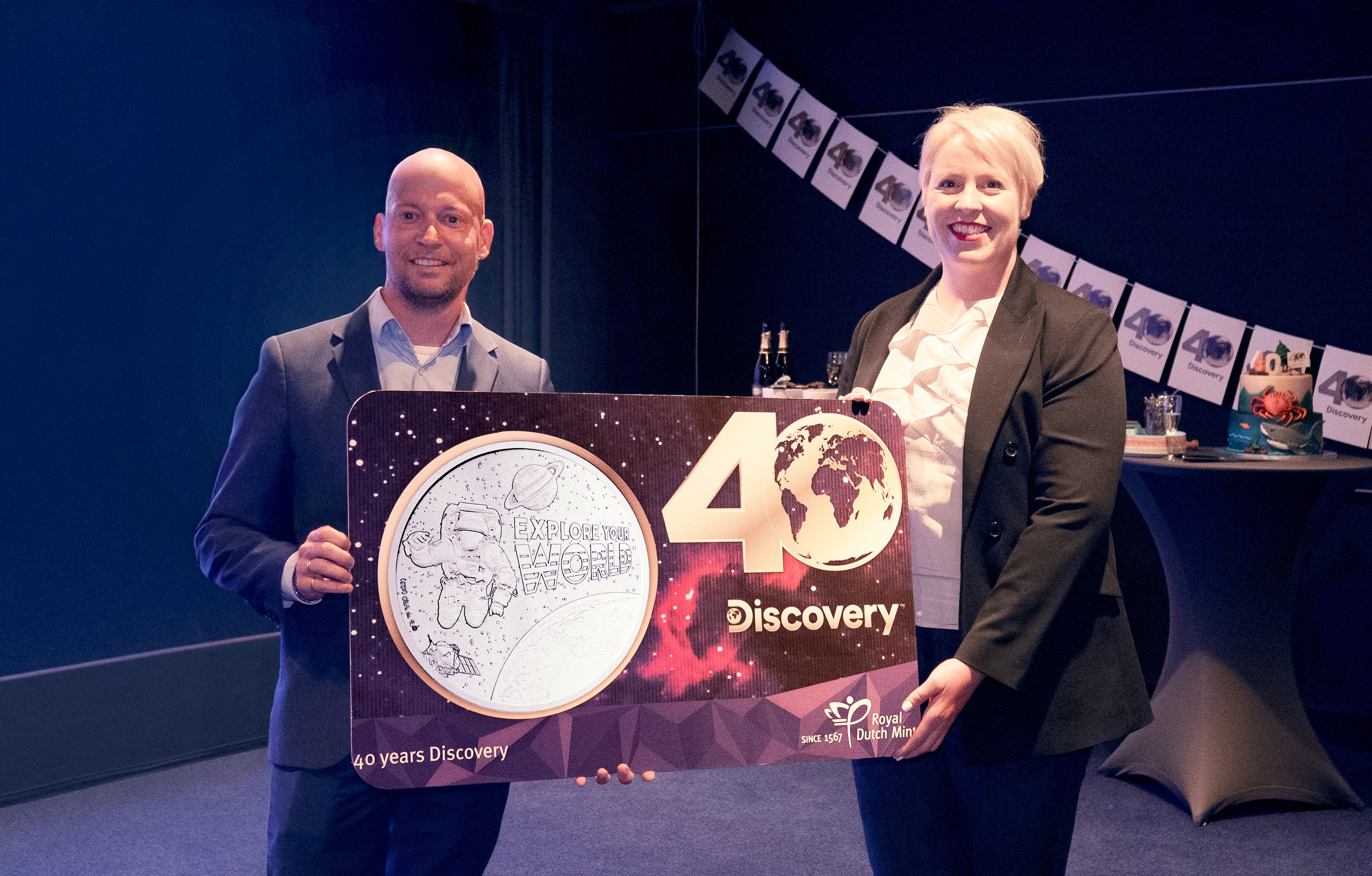 40 jaar Discovery – penning in coincard