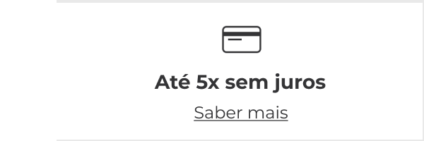 5x sem juros