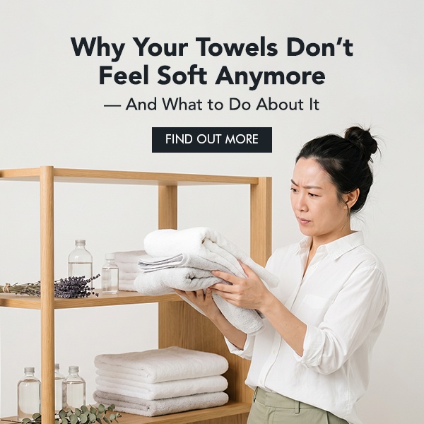Why Your Towels Don’t Feel Soft Anymore — And What to Do About It