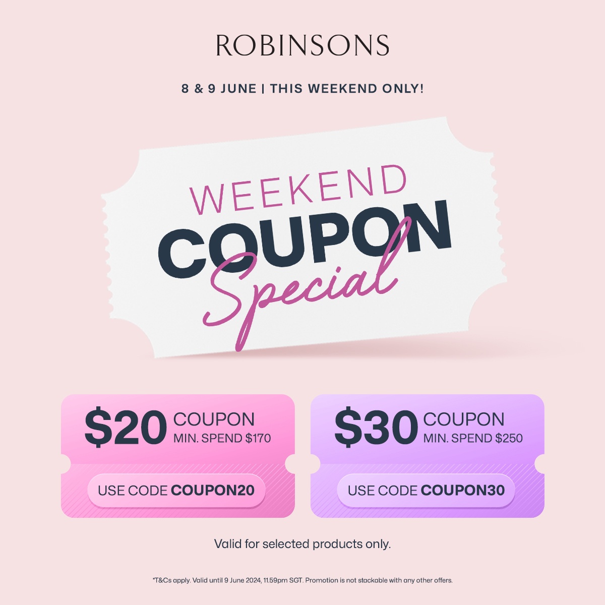 Weekend Coupon Special
