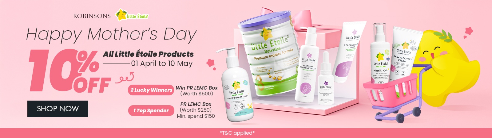 up to 10% off little etoile products 