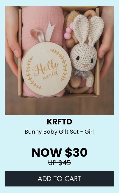 KRFTD Bunny (Baby Gift Set - Girl) Baby Gift Set - Girl