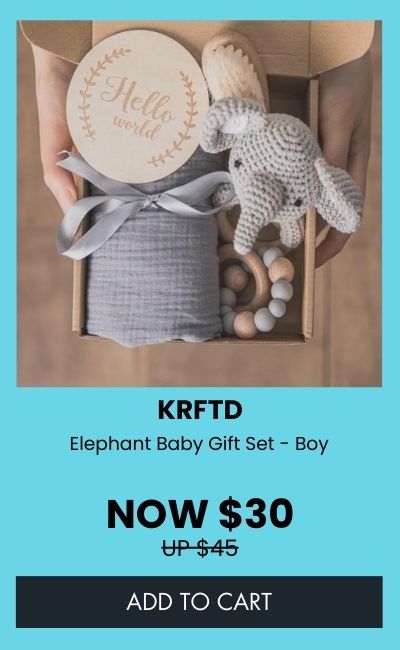 Elephant (Baby Gift Set - Boy) Baby Gift Set - Boy